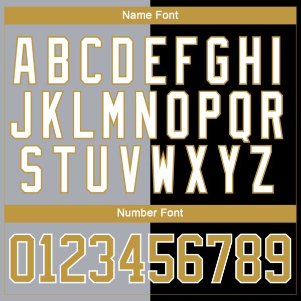 Custom Black Old Gold Gray-White Split Fashion Hockey Lace Neck Jersey