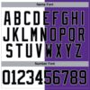 Custom Purple Black Gray-White Split Fashion Hockey Lace Neck Jersey