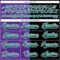 Custom Black Teal Purple-White Split Fashion Hockey Lace Neck Jersey