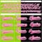 Custom Black Pink Neon Green-White Split Fashion Hockey Lace Neck Jersey