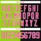 Custom Black Pink Neon Green-White Split Fashion Hockey Lace Neck Jersey