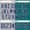 Custom Teal Navy Gray-White Split Fashion Hockey Lace Neck Jersey
