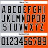 Custom Orange Black Gray-White Split Fashion Hockey Lace Neck Jersey