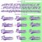 Custom Pea Green Purple-White Split Fashion Hockey Lace Neck Jersey