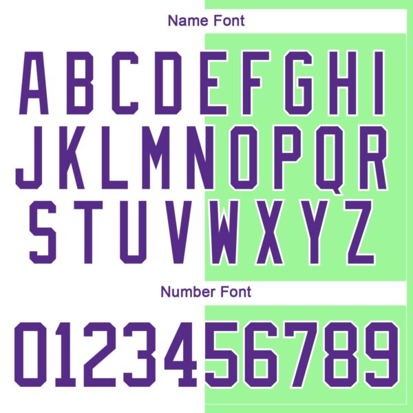 Custom Pea Green Purple-White Split Fashion Hockey Lace Neck Jersey