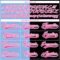 Custom Black Pink Light Blue-White Split Fashion Hockey Lace Neck Jersey