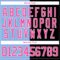 Custom Black Pink Light Blue-White Split Fashion Hockey Lace Neck Jersey