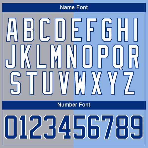 Custom Light Blue Royal Gray-White Split Fashion Hockey Lace Neck Jersey