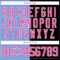 Custom Black Pink Powder Blue-White Split Fashion Hockey Lace Neck Jersey