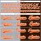 Custom Brown Orange Gray-White Split Fashion Hockey Lace Neck Jersey