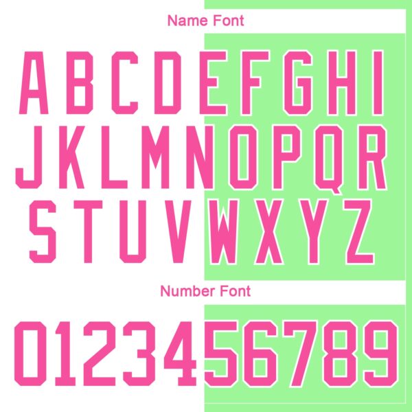 Custom Pea Green Pink-White Split Fashion Hockey Lace Neck Jersey