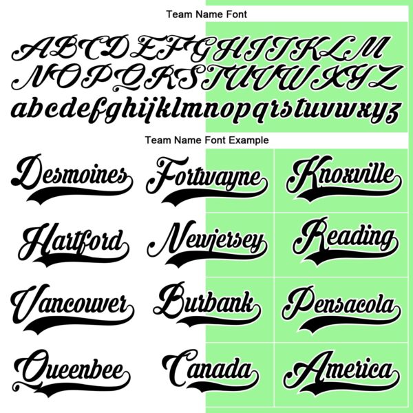 Custom Pea Green Black-White Split Fashion Hockey Lace Neck Jersey