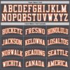 Custom Steel Gray White-Orange Authentic Basketball Jersey