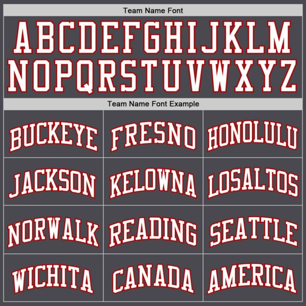 Custom Steel Gray White-Red Authentic Basketball Jersey