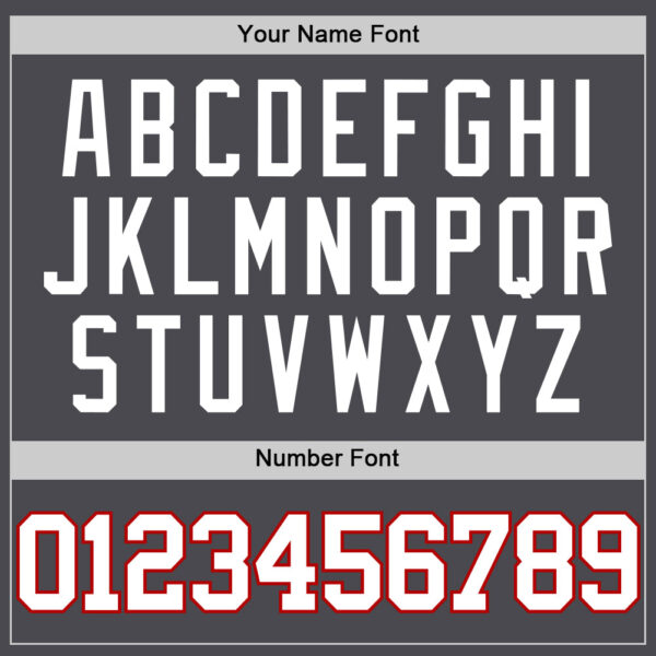 Custom Steel Gray White-Red Authentic Basketball Jersey