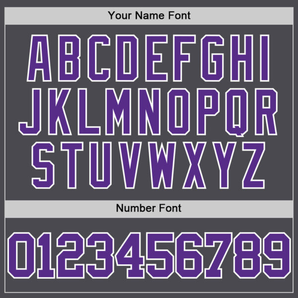 Custom Steel Gray Purple-White Authentic Basketball Jersey