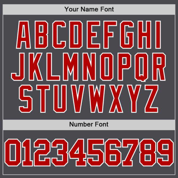 Custom Steel Gray Red-White Authentic Basketball Jersey