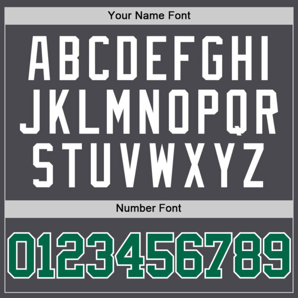 Custom Steel Gray Kelly Green-White Authentic Basketball Jersey