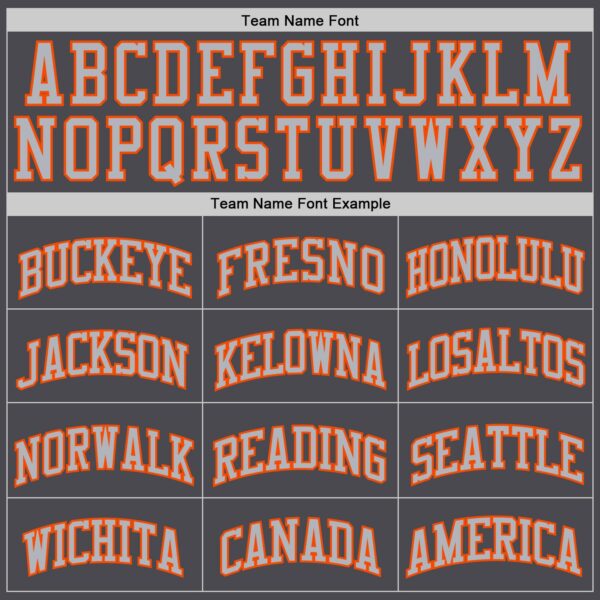 Custom Steel Gray Orange-Gray Authentic Basketball Jersey