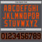 Custom Steel Gray Black-Orange Authentic Basketball Jersey