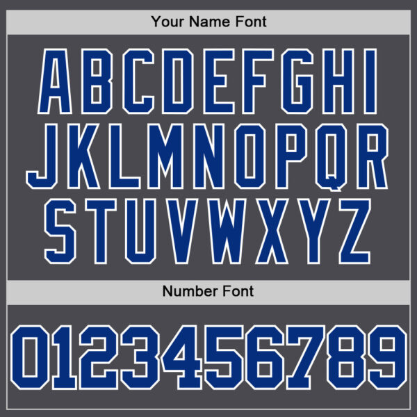 Custom Steel Gray Royal-White Authentic Basketball Jersey