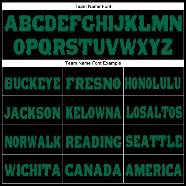 Custom Black Kelly Green Fleece Jogger Sweatpants