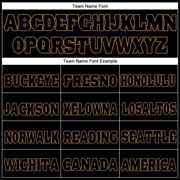 Custom Black Black-Old Gold Fleece Jogger Sweatpants