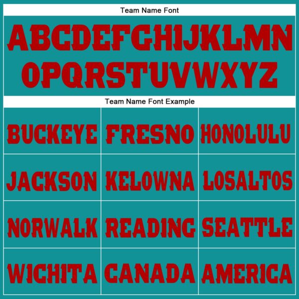 Custom Aqua Red Fleece Jogger Sweatpants