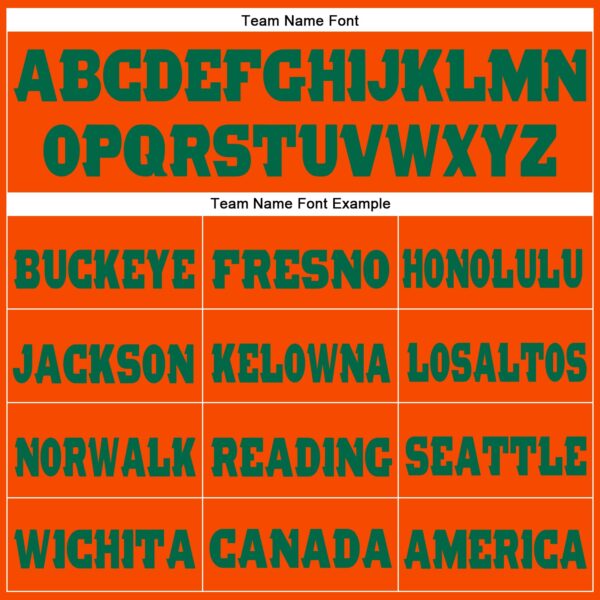 Custom Orange Kelly Green Fleece Jogger Sweatpants