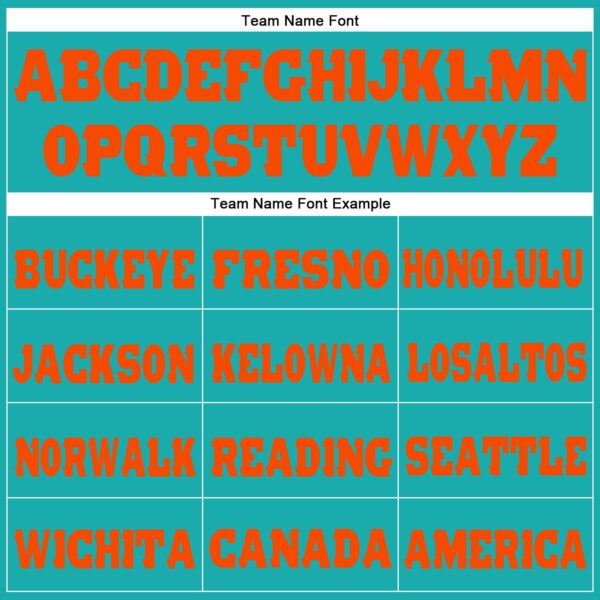 Custom Aqua Orange Fleece Jogger Sweatpants