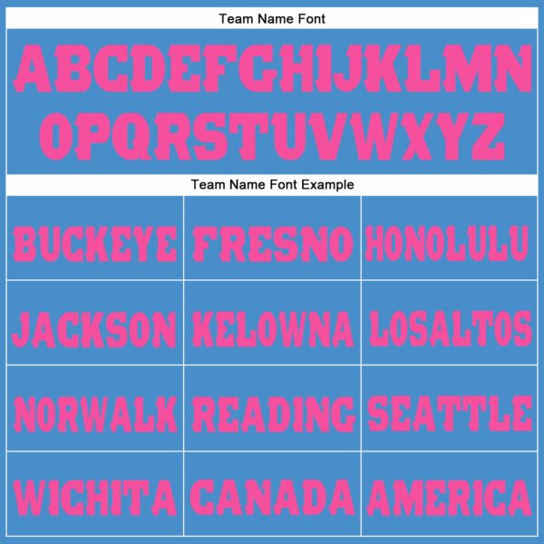 Custom Powder Blue Pink Fleece Jogger Sweatpants