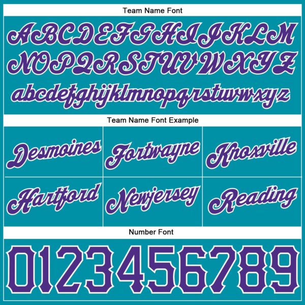 Custom Teal White Pinstripe Purple-White Authentic Basketball Shorts