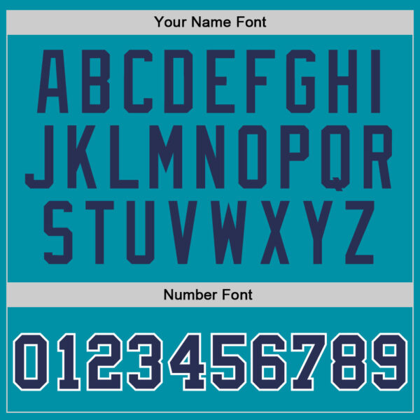 Custom Teal Navy-White Authentic Throwback Basketball Jersey