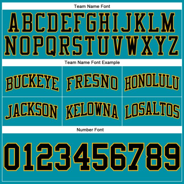 Custom Teal Black-Gold Authentic Throwback Basketball Shorts