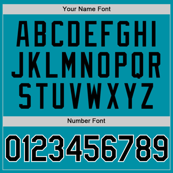 Custom Teal Black-White Authentic Throwback Baseball Jersey