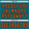 Custom Teal Orange-Black Mesh Authentic Throwback Football Jersey