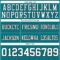 Teal0420-3 Custom Teal White-Black Authentic Football Jersey