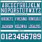 Teal0433-3 Custom Teal White-Purple Authentic Football Jersey
