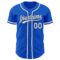 Custom Thunder Blue City Cream Authentic Baseball Jersey