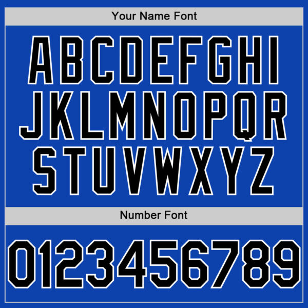 Custom Thunder Blue Black-White Authentic Baseball Jersey