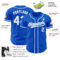 Custom Thunder Blue White-Light Blue Authentic Baseball Jersey
