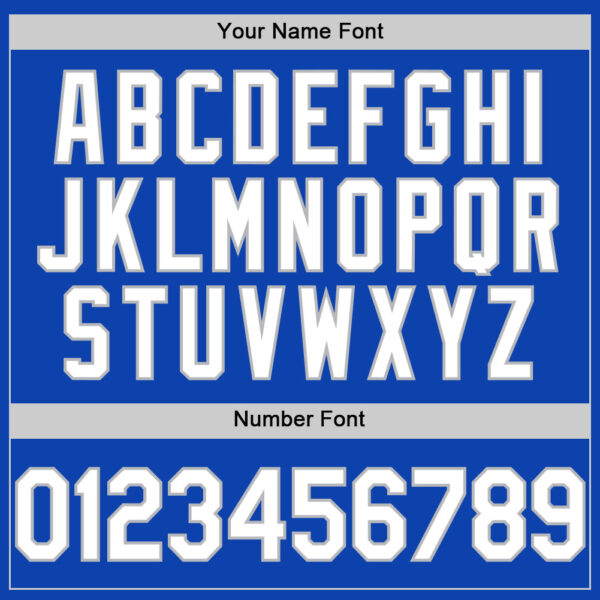 Custom Thunder Blue White-Gray Authentic Baseball Jersey