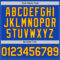 Custom Thunder Blue Yellow-Crimson Authentic Baseball Jersey