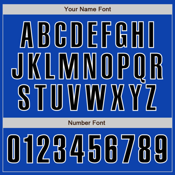 Custom Thunder Blue Black-White Authentic Baseball Jersey