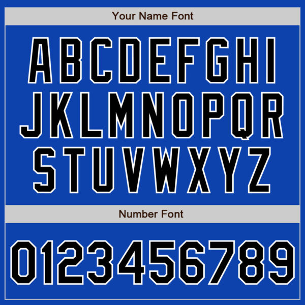 Custom Thunder Blue Black-White Authentic Baseball Jersey