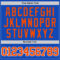 Custom Thunder Blue Orange-White Authentic Basketball Jersey