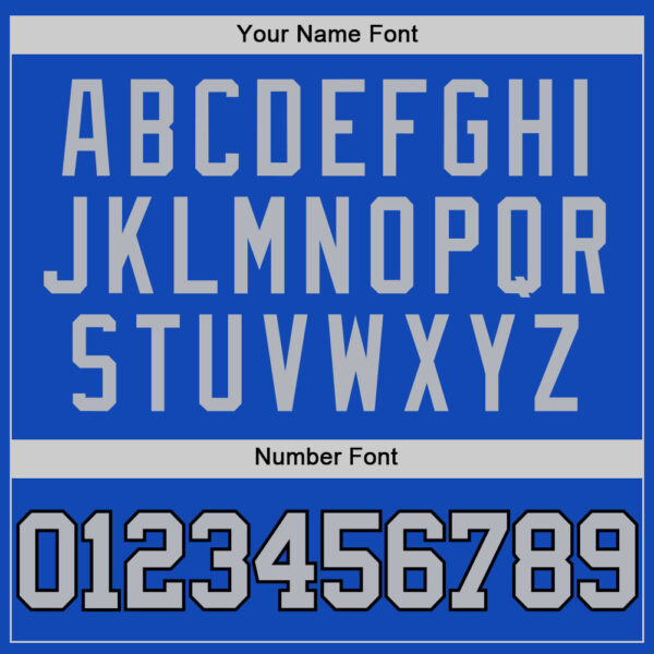 Custom Thunder Blue Gray-Black Authentic Basketball Jersey