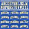 Custom Thunder Blue White-Gold Authentic Basketball Jersey