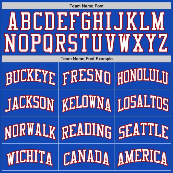 Custom Thunder Blue White-Red Authentic Basketball Jersey