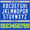 Custom Thunder Blue Neon Green-White Authentic Basketball Jersey